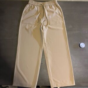 Women's Tan Wide Leg Pants